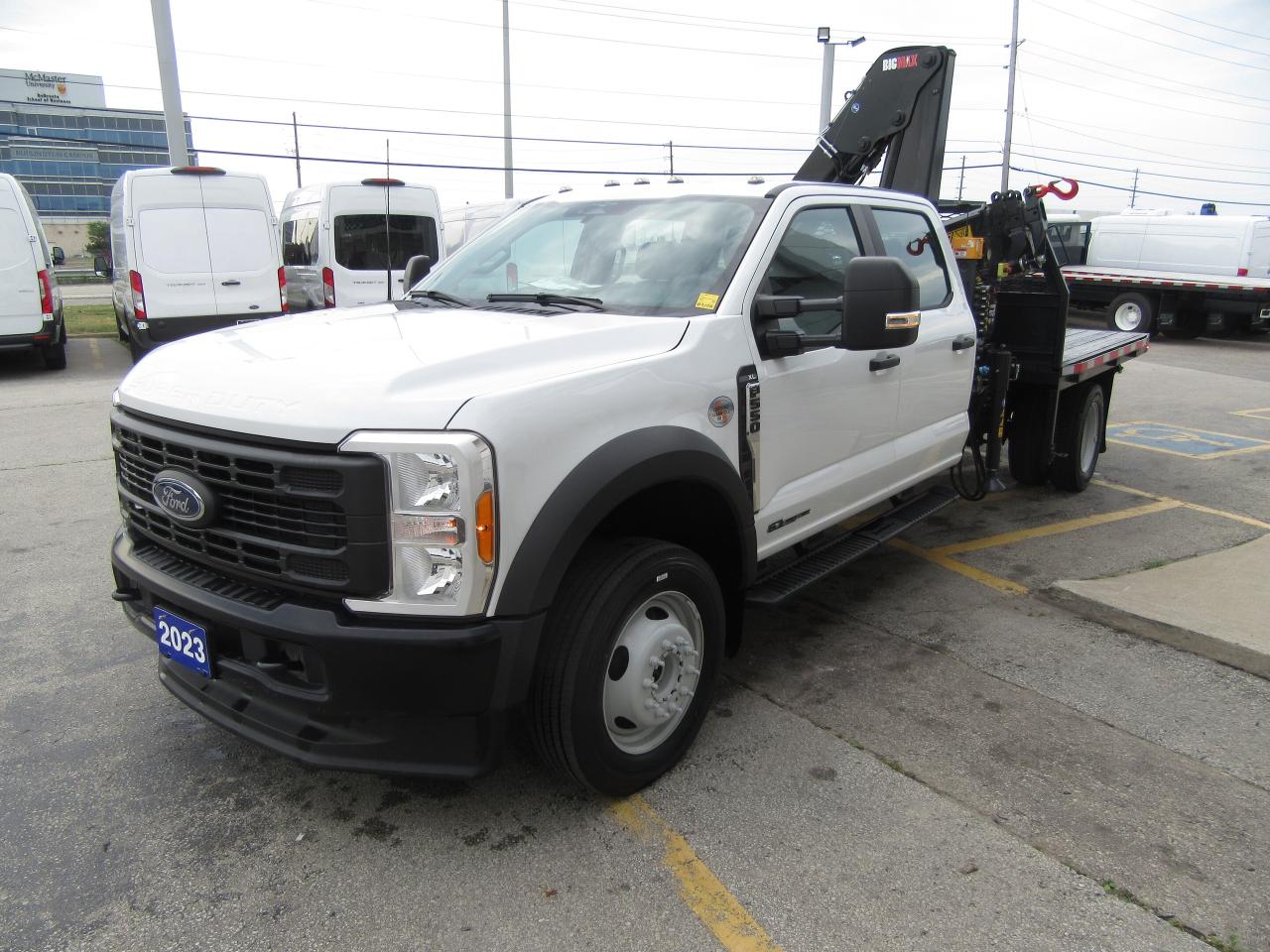 2023 Ford F-550 DIESEL CREW CAB 4X4 NEW CRANE KNUCKLE BOOM Photo