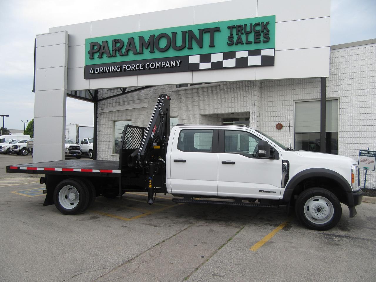 2023 Ford F-550 DIESEL CREW CAB 4X4 NEW KNUCKLE BOOM CRANE Photo