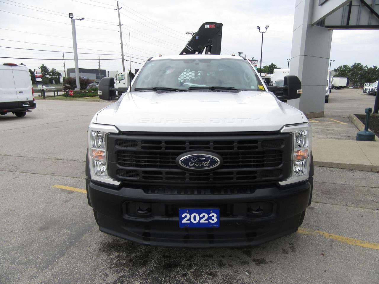2023 Ford F-550 DIESEL CREW CAB 4X4 NEW KNUCKLE BOOM CRANE Photo