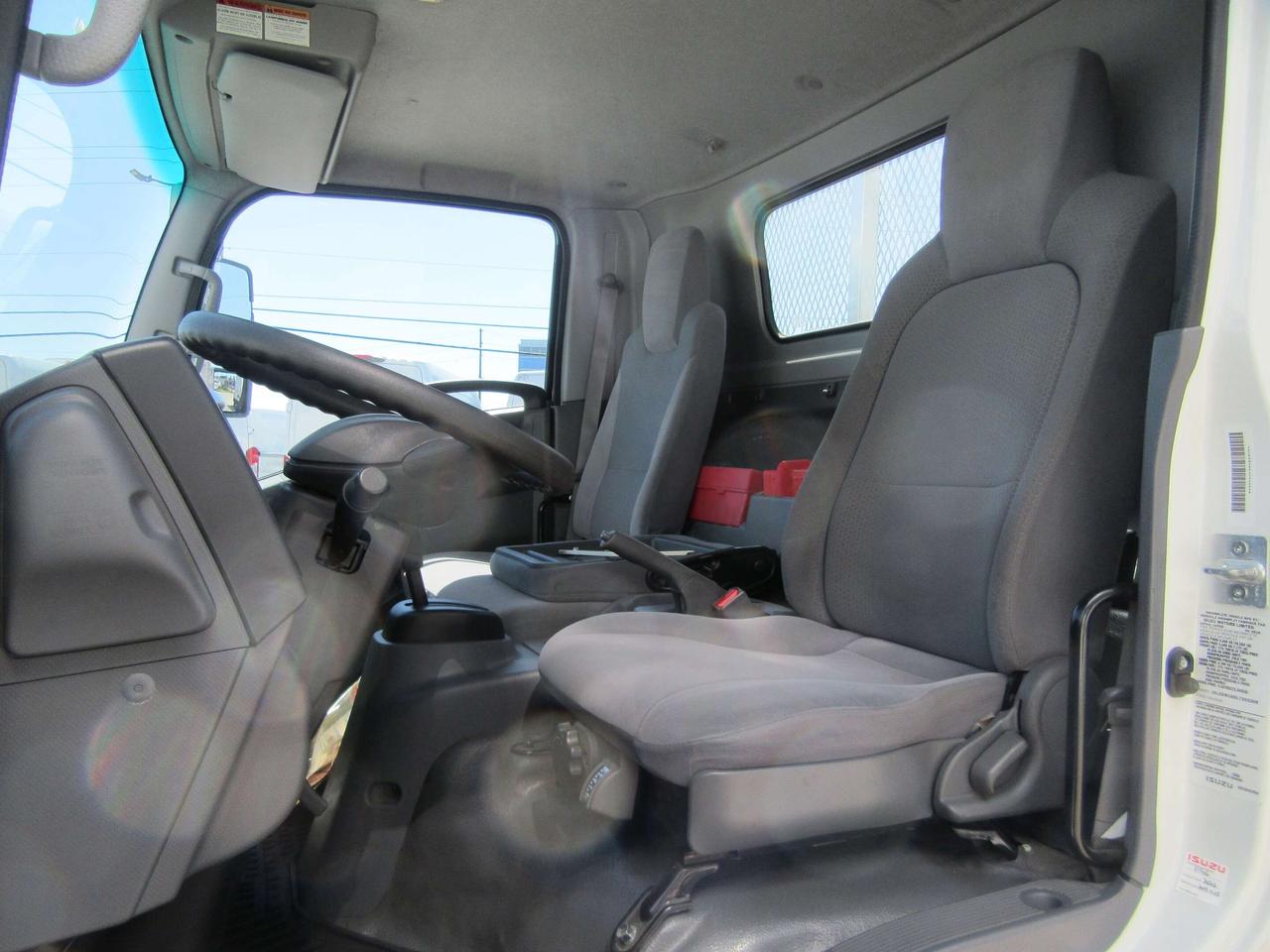 2020 Isuzu NRR DIESEL WITH 20 FT ALUMINUM FLAT DECK & SLAB RACK Photo