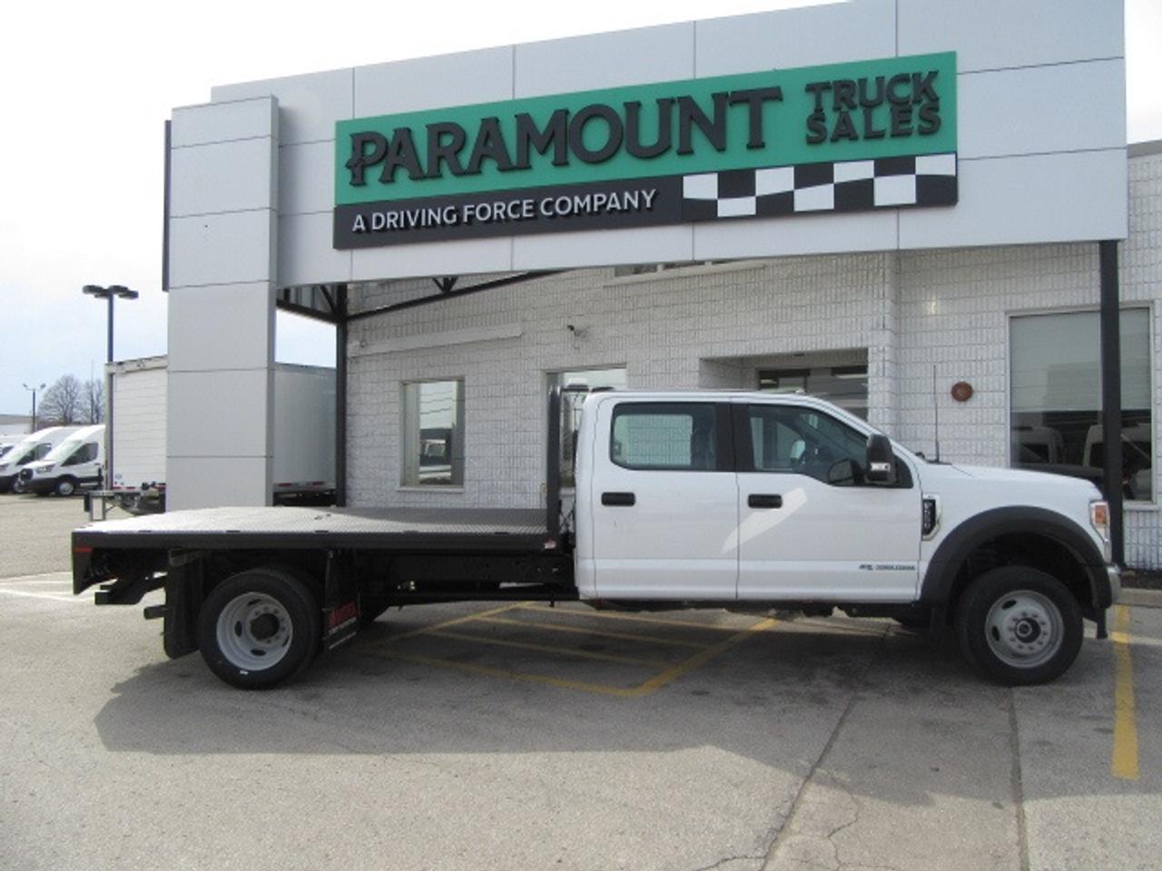 2022 Ford F-550 4X4 CREW CAB DIESEL 12FT FLAT DECK Photo