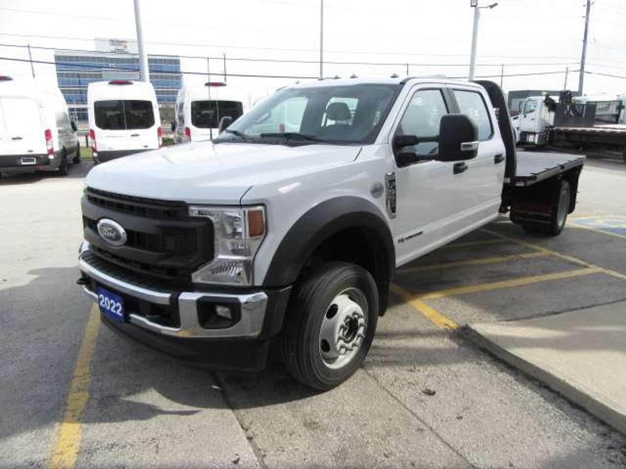 2022 Ford F-550 4X4 CREW CAB DIESEL 12FT FLAT DECK Photo