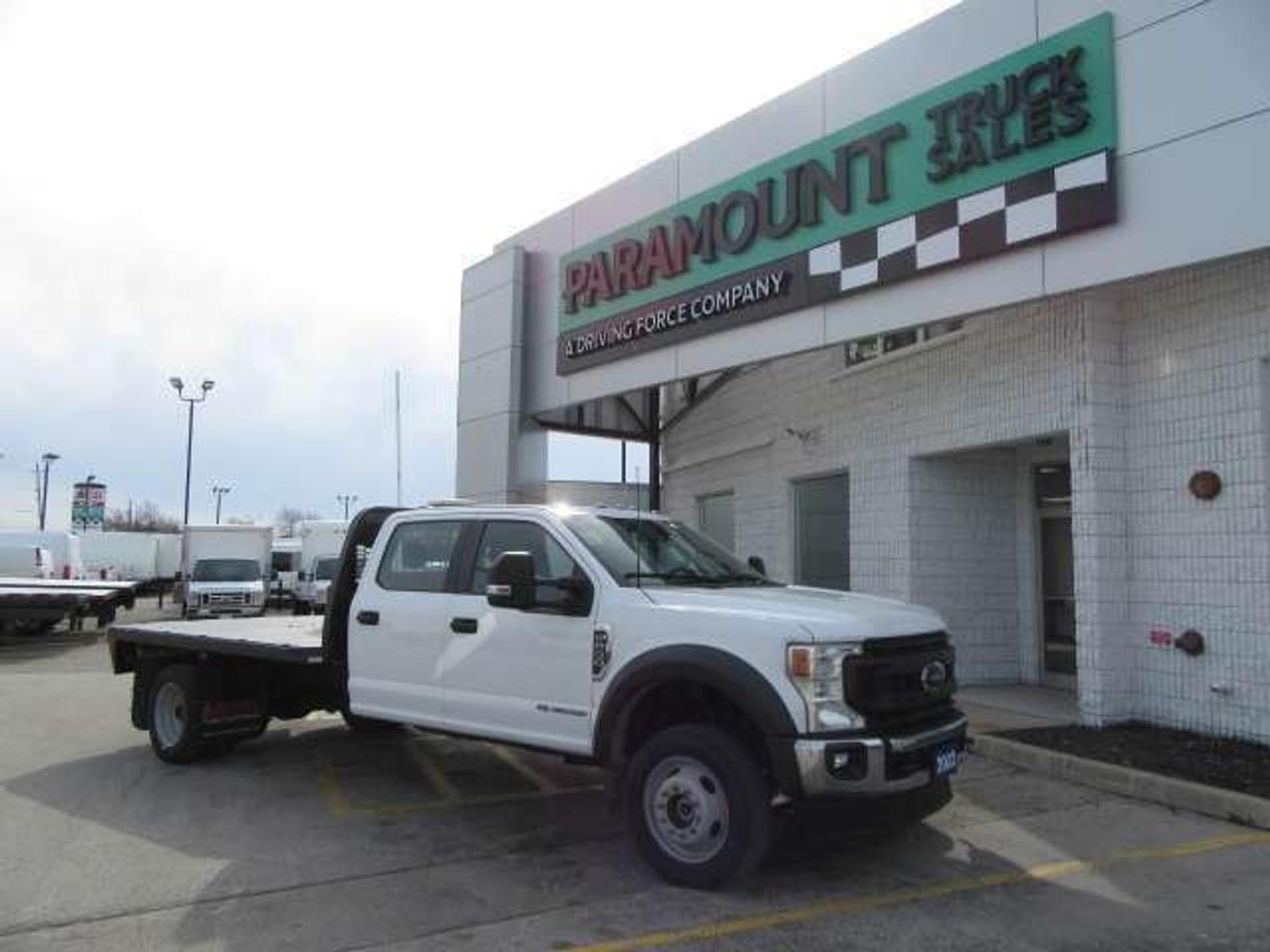 2022 Ford F-550 4X4 CREW CAB DIESEL 12FT FLAT DECK Photo0