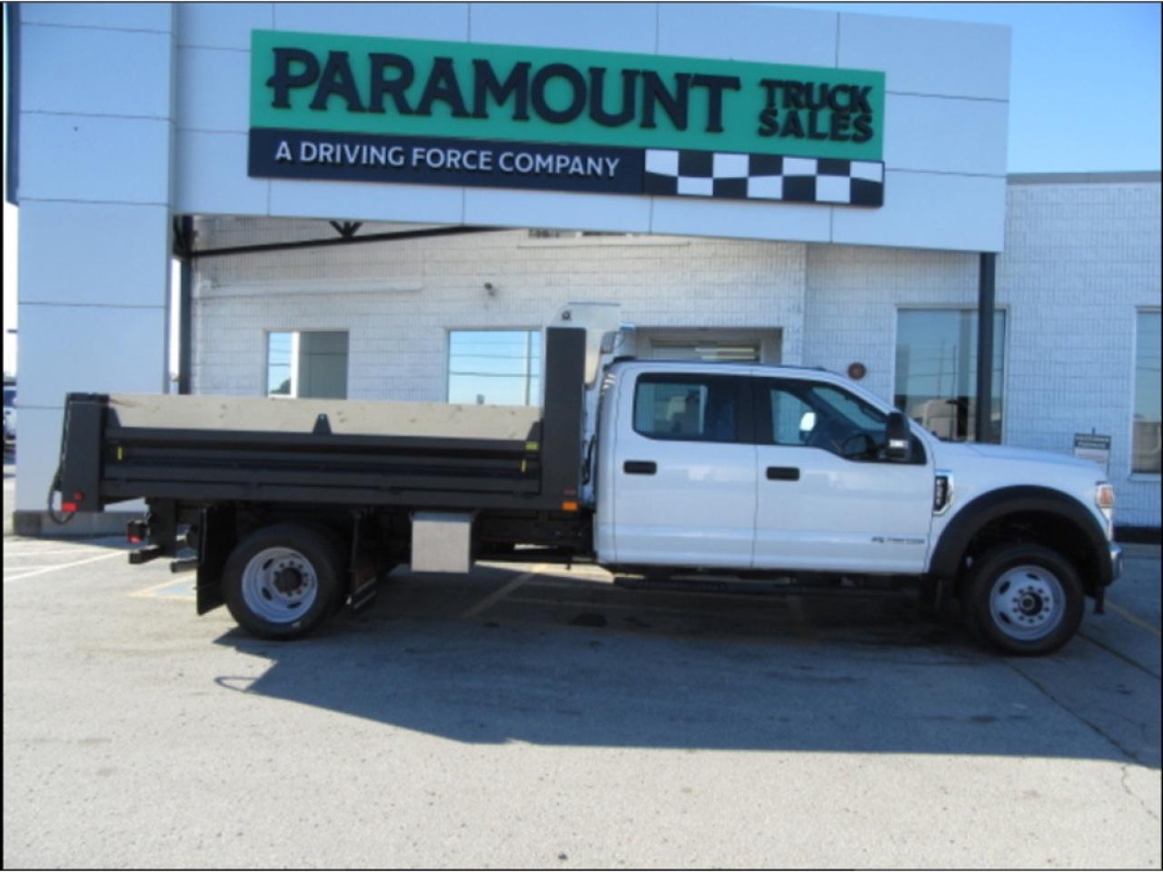 2022 Ford Super Duty F-550 4X4 CREW CAB DIESEL WITH 12FT STEEL DUMP BOX Photo