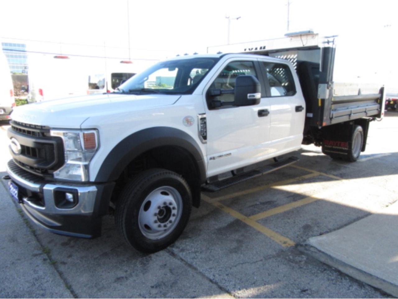 2022 Ford Super Duty F-550 4X4 CREW CAB DIESEL WITH 12FT STEEL DUMP BOX Photo