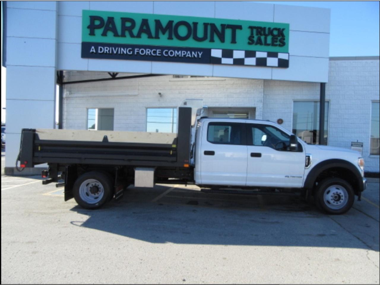 2022 Ford Super Duty F-550 4X4 CREW CAB DIESEL WITH 12FT STEEL DUMP BOX Photo
