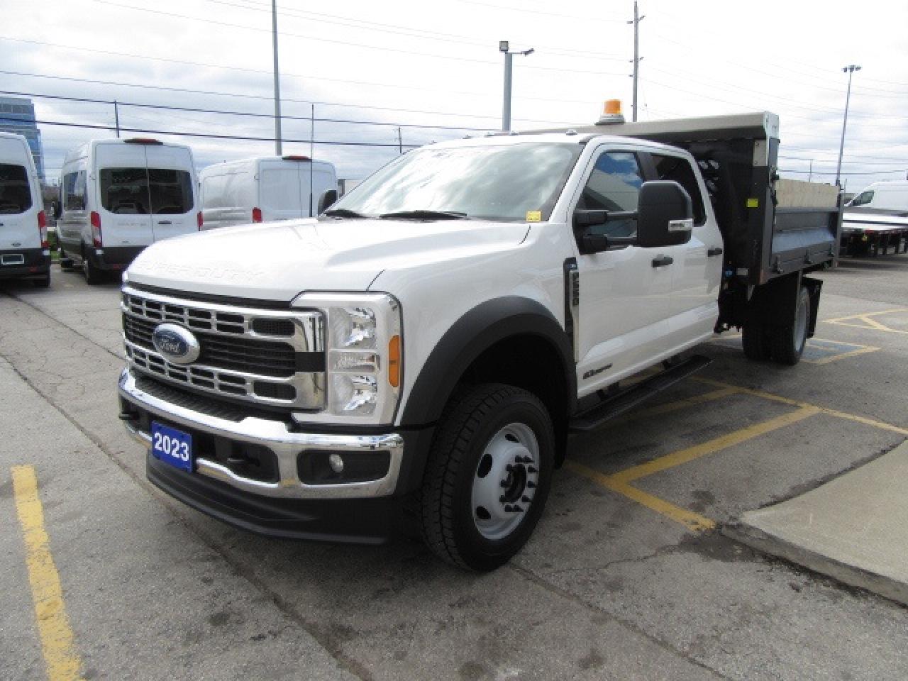 2023 Ford F-550 DIESEL 4X4 CREW CAB 12FT STEEL DUMP BOX Photo