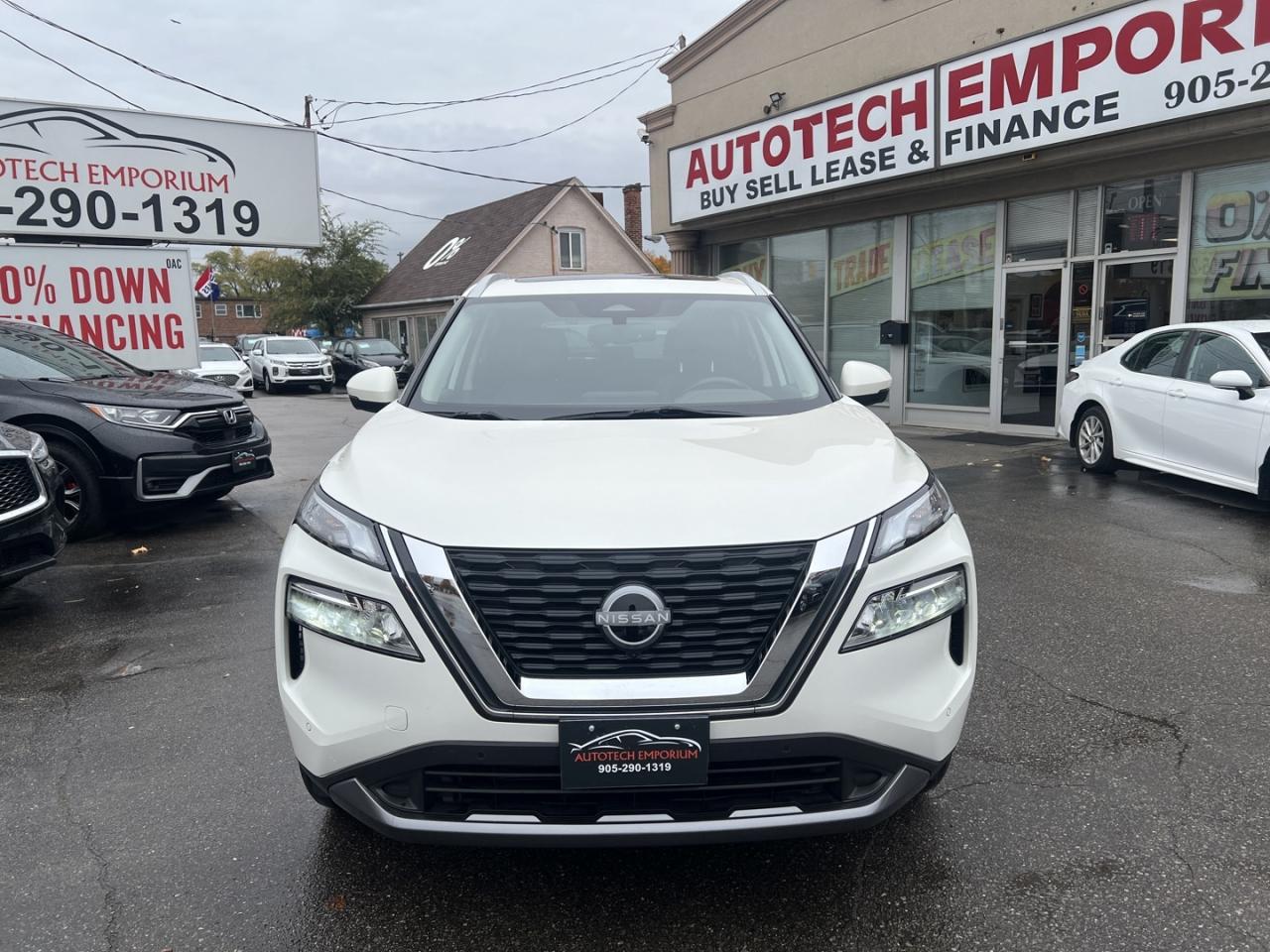 2023 Nissan Rogue SL AWD Pearl White   Pano Roof   Leather   Navi Photo