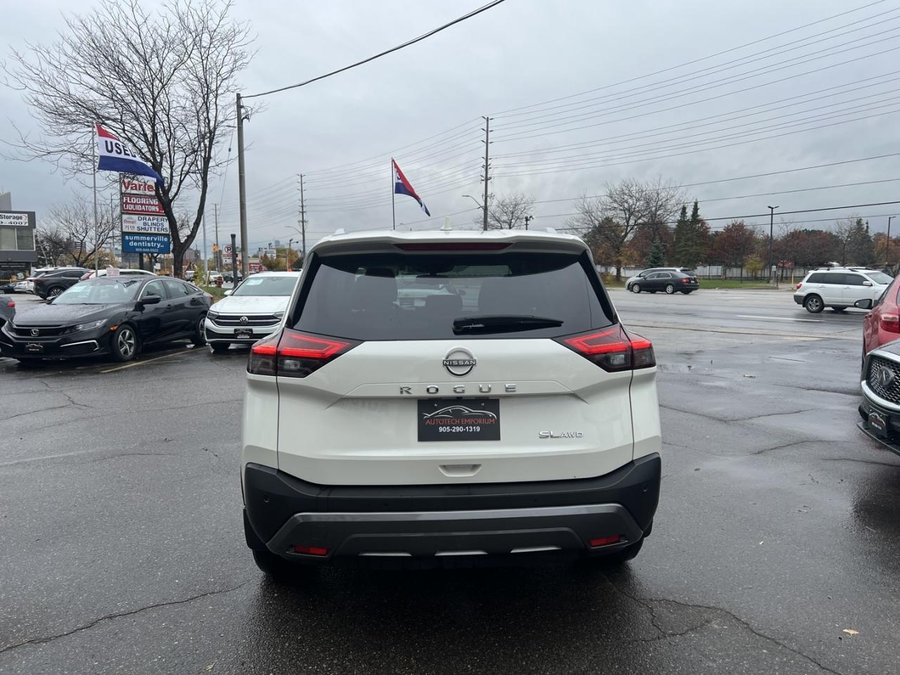 2023 Nissan Rogue SL AWD Pearl White   Pano Roof   Leather   Navi Photo2