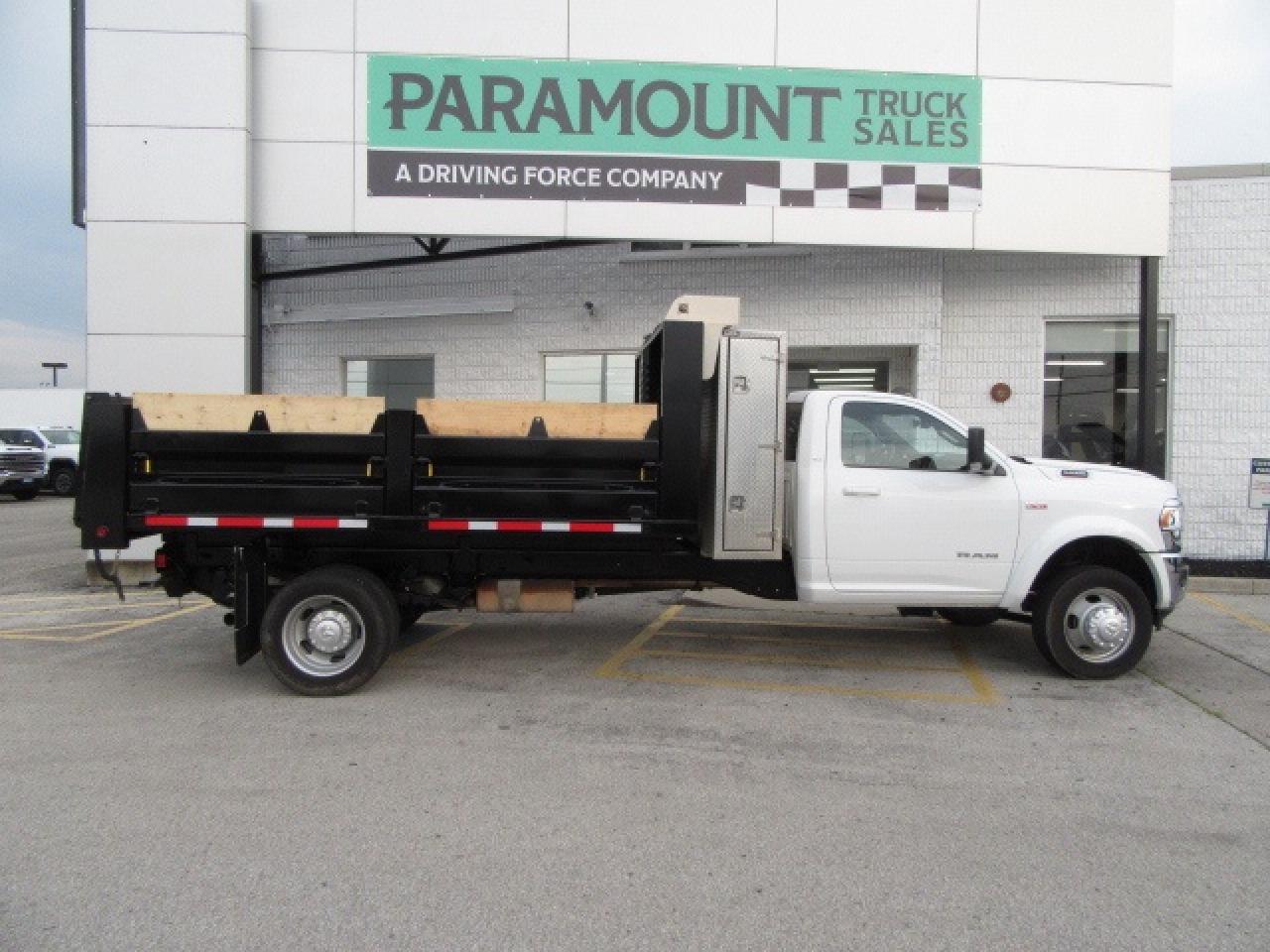 2022 Dodge RAM 5500 GAS AUTO 2WD WITH 13FT DUMP BOX & CROSS TOOL BOX Photo