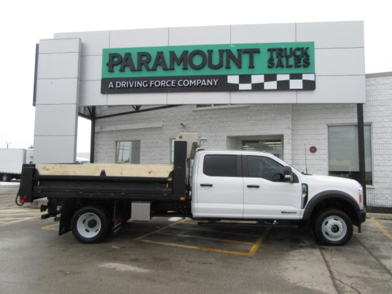 2023 Ford Super Duty F-550 CREW CAB 4X4 DIESEL WITH 12FT STEEL DUMP BOX Photo