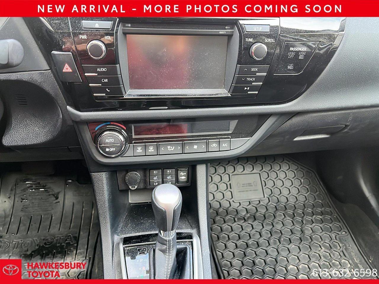 2016 Toyota Corolla S Upgrade 2016 Corolla S Upgrade / Corolla S Upgra Photo