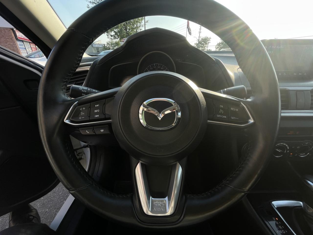 2018 Mazda MAZDA3 GS Pearl White Htd Seats / Push Start / Htd Steeri Photo
