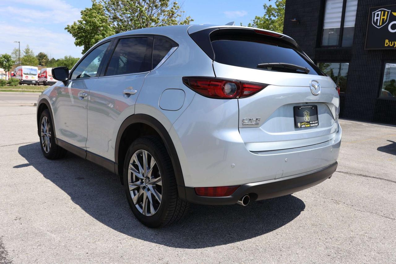 2021 Mazda CX-5 SIGNATURE-AWD/360 CAM/NAV/ADAPT CRUISE/BLIS/P SENSORS/LANE ASSIST/LEATHER/H & C SEATS/SUNROOF/KEYLESS/CARPLAY Photo3