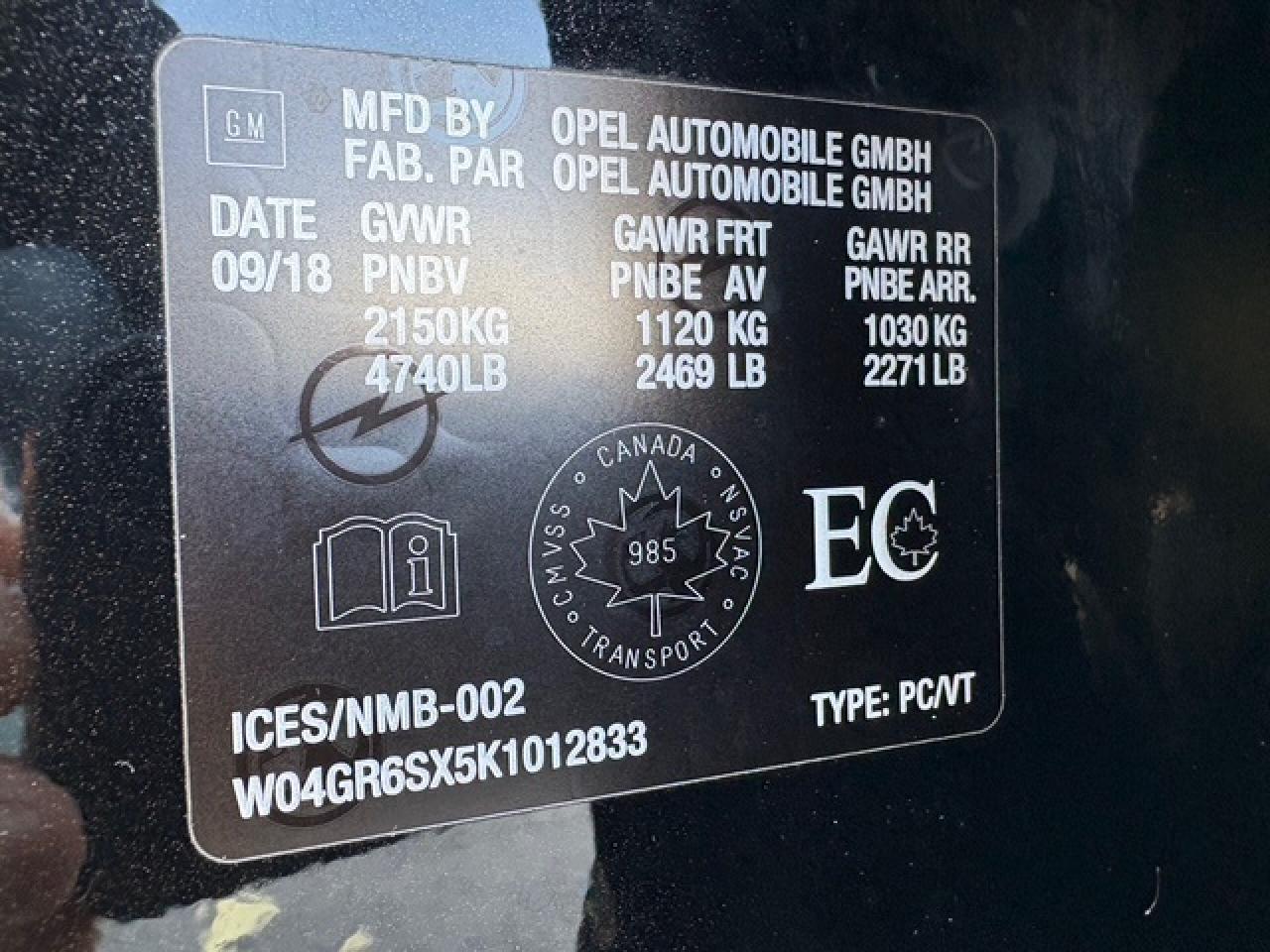 2019 Buick Regal Hatchback AWD Photo