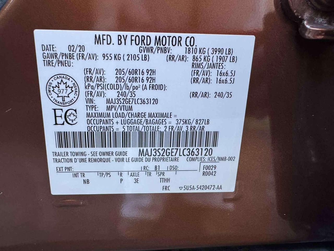 2020 Ford EcoSport LOW KM -- CERTIFIED Photo