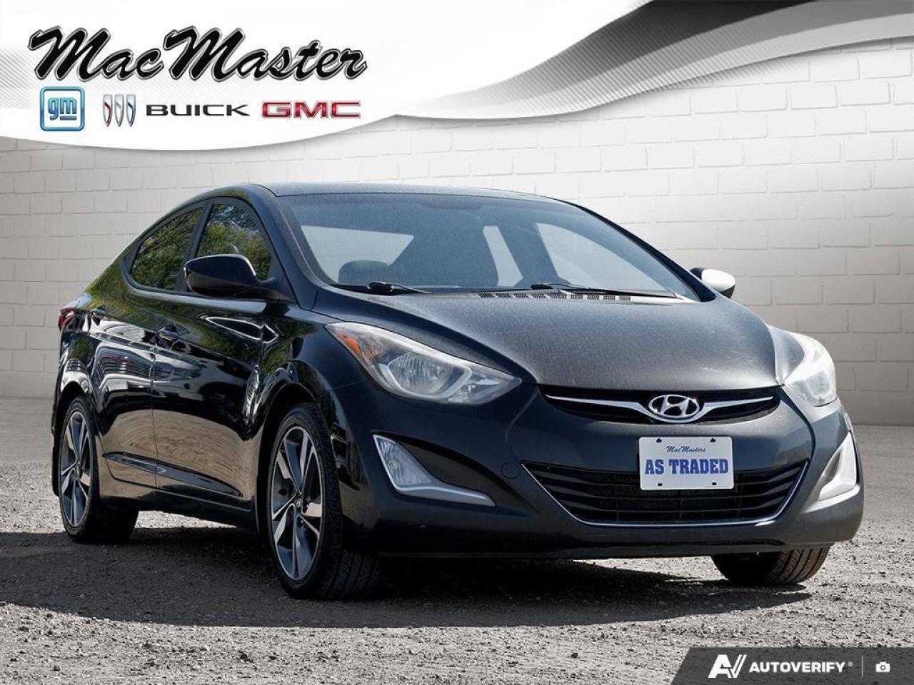 2016 Hyundai Elantra SportGLS, 2.0L, MANUAL, HEATED CLOTH, ROOF, CERTIF Photo