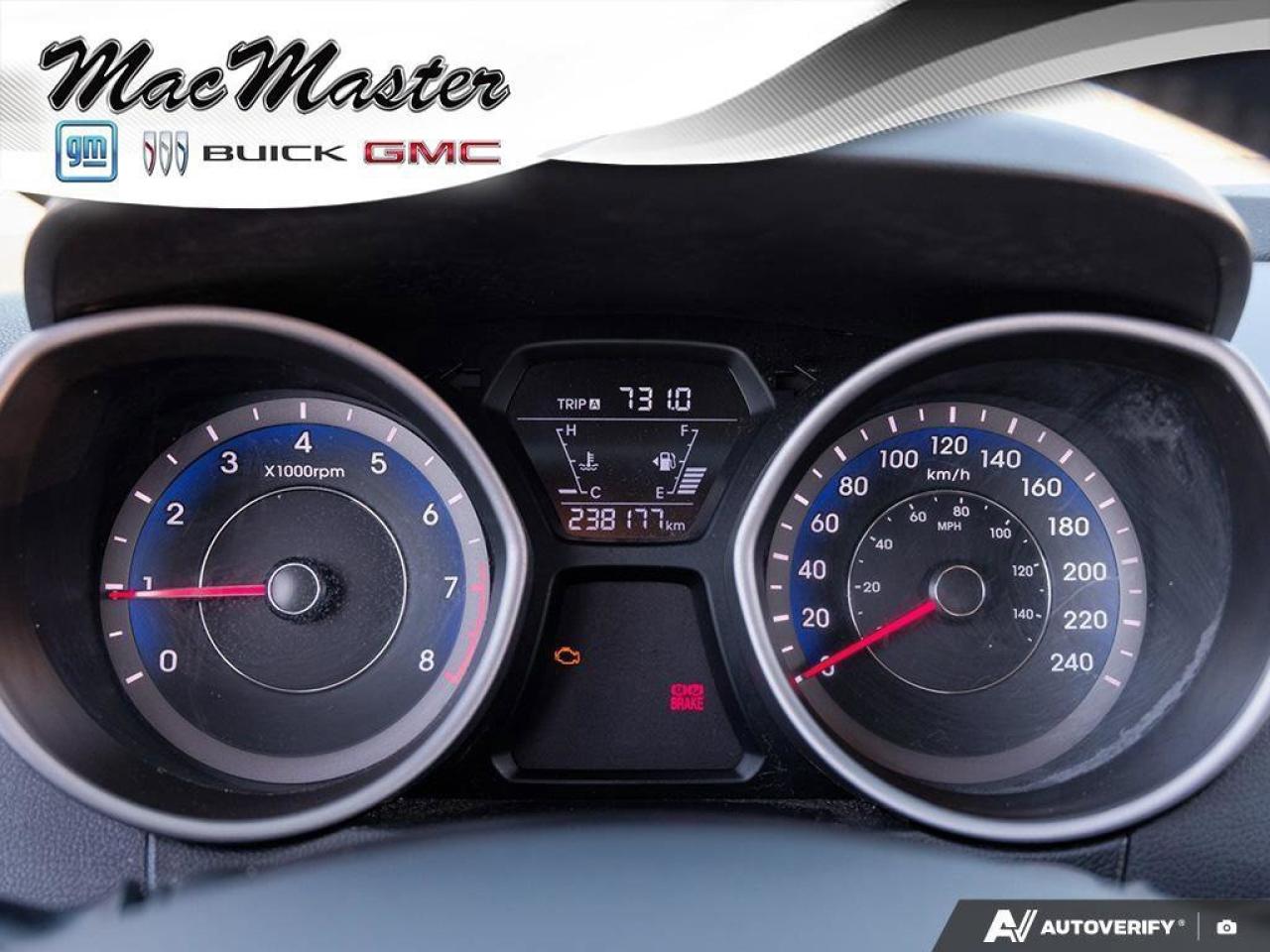 2016 Hyundai Elantra SportGLS, 2.0L, MANUAL, HEATED CLOTH, ROOF, CERTIF Photo