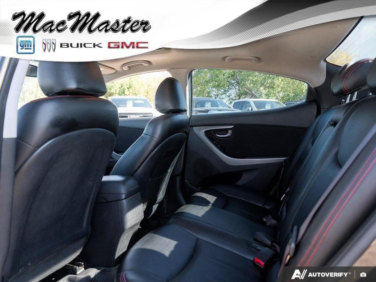 2016 Hyundai Elantra SportGLS, 2.0L, MANUAL, HEATED CLOTH, ROOF, CERTIF Photo