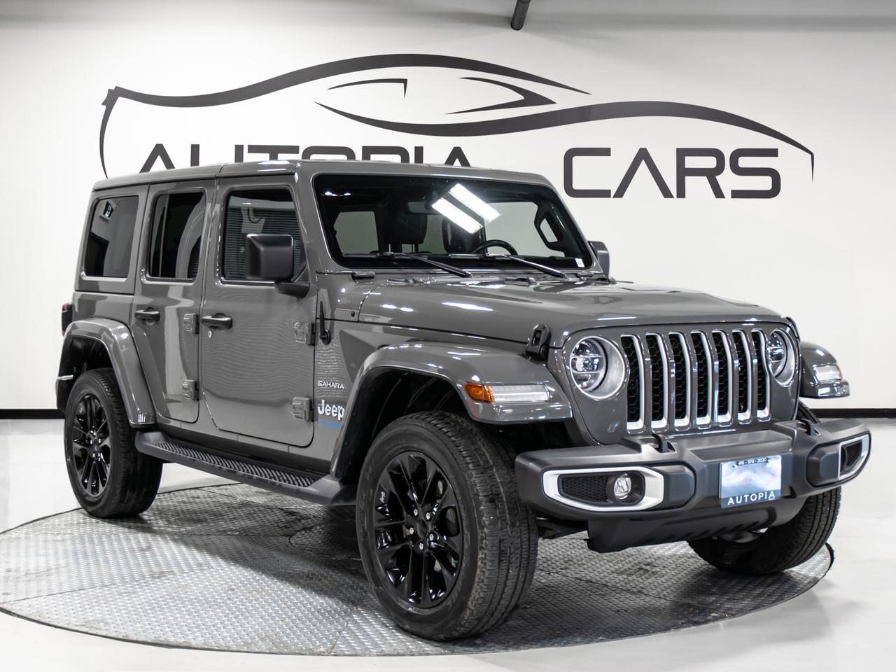 2021 Jeep Wrangler 4xe UNLIMITED SAHARA 4x4 ELECTRIC NAVI REAR VIEW CAM Photo2