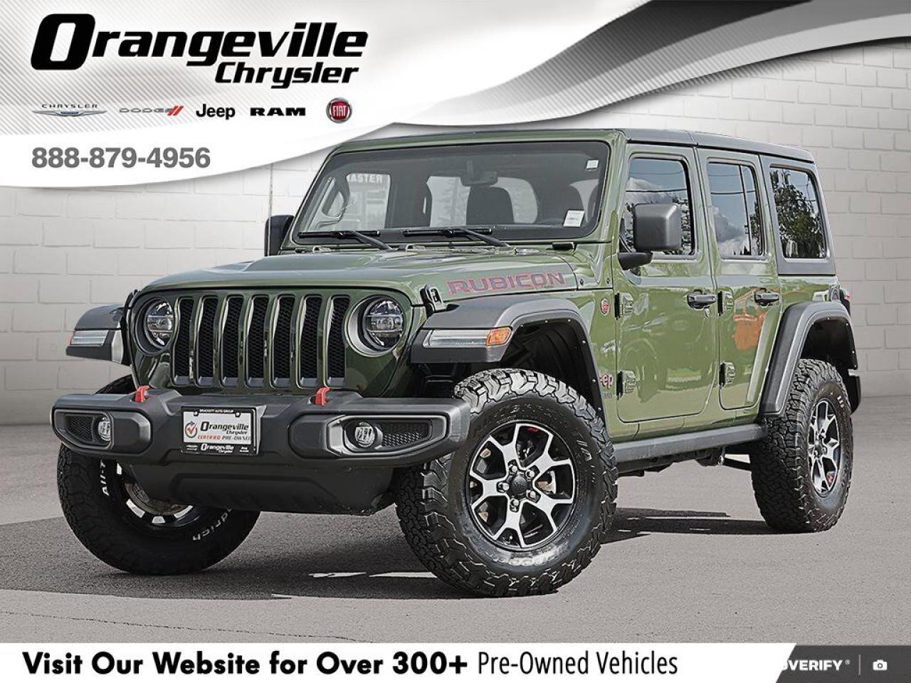 2022 Jeep Wrangler Unlimited RubiconRUBICON, 4X4, 2.0T, NAV, HTD LEAT Photo0