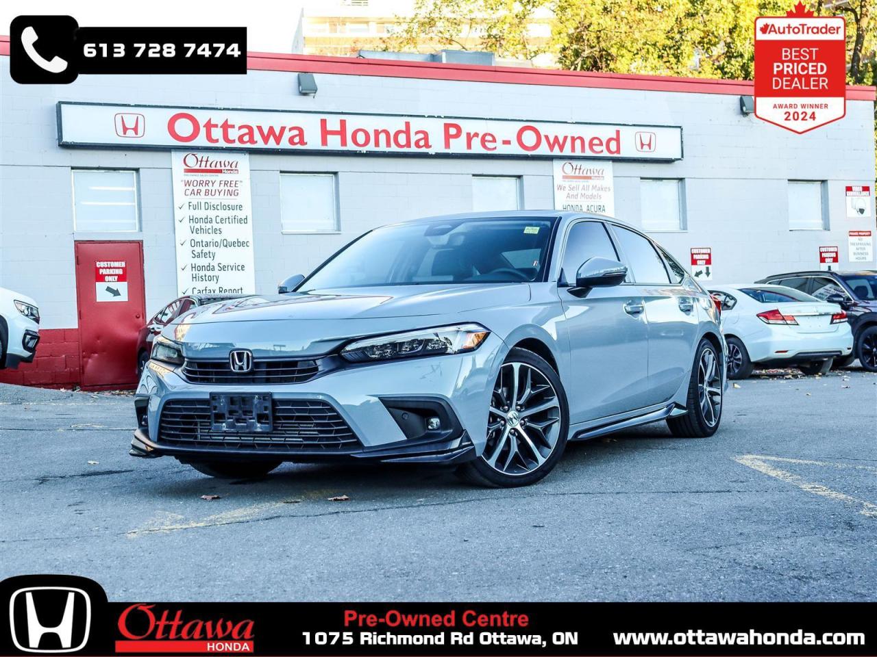 2023 Honda Civic TOURING LEATHER NAVI SUNROOF Photo0