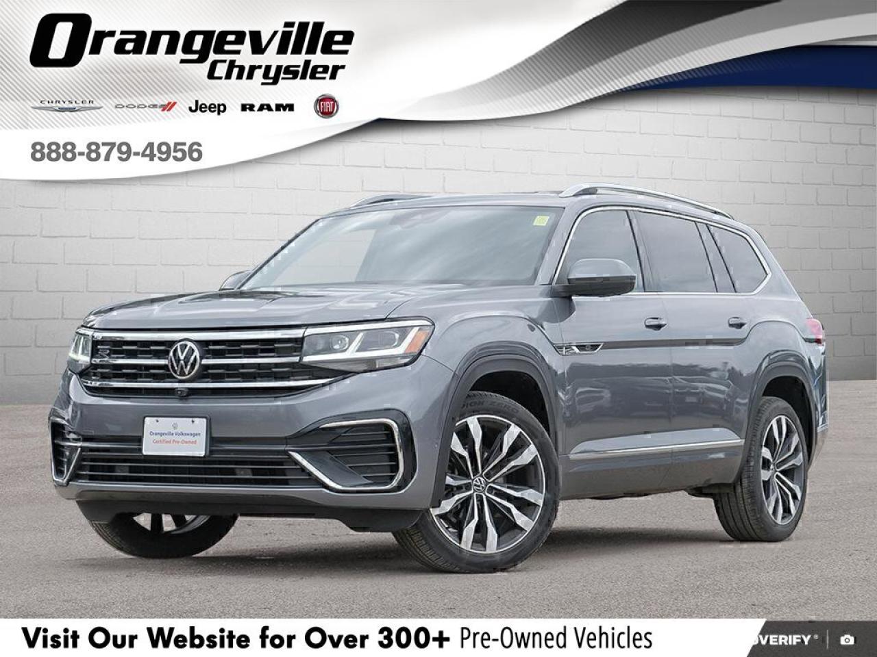 2021 Volkswagen Atlas ExeclineONE-OWNER, ACCIDENT-FREE, NAV, SUNROOF, HT Photo0