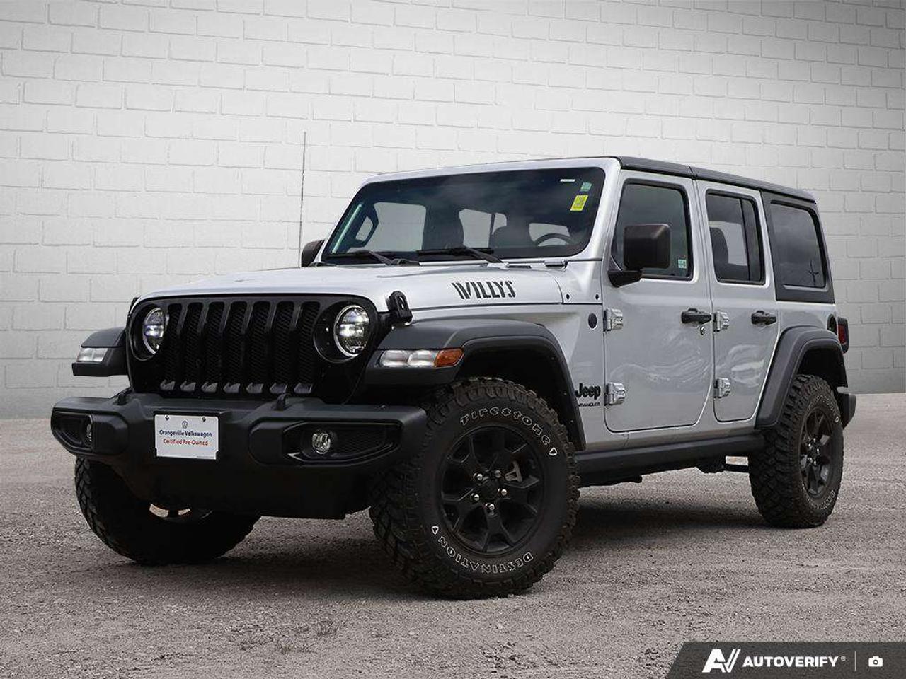 2023 Jeep Wrangler WillysACCIDENT-FREE, ALPINE AUDIO, 2.0L TURBO, NAV, HTD SEATS Photo0