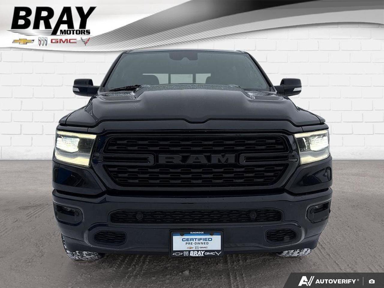 2022 RAM 1500 Sport   BLACKED OUT, RUNNING BOARDS, TONNEAU COVER Photo