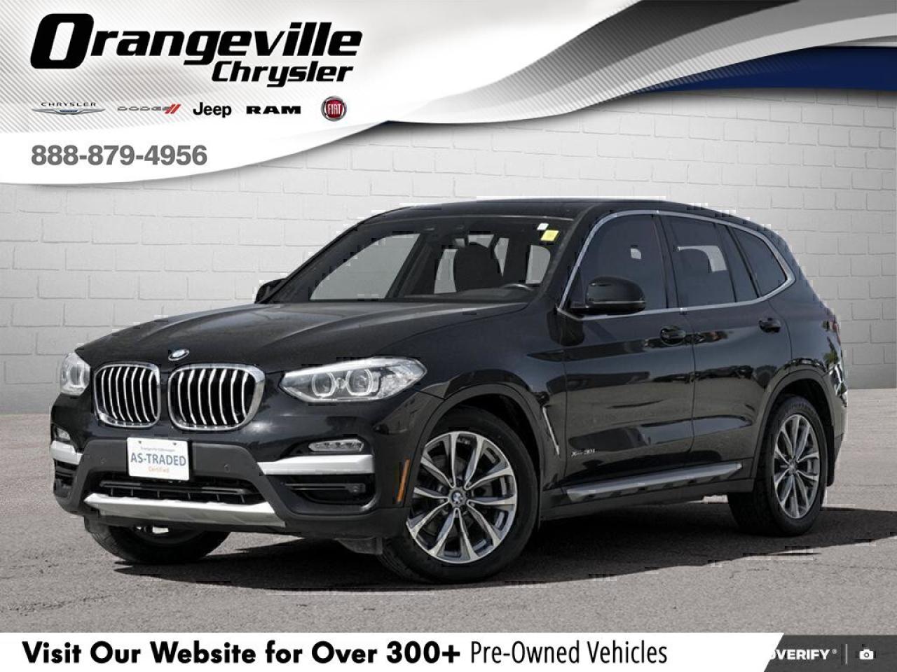 2018 BMW X3 xDrive30iCERTIFIED AS-TRADED, LEATHERETTE, NAV, BA Photo0