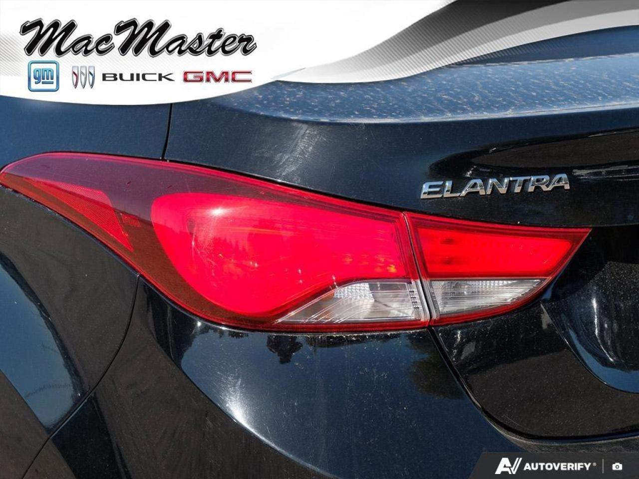 2016 Hyundai Elantra SportGLS, 2.0L, MANUAL, HEATED CLOTH, ROOF, CERTIF Photo