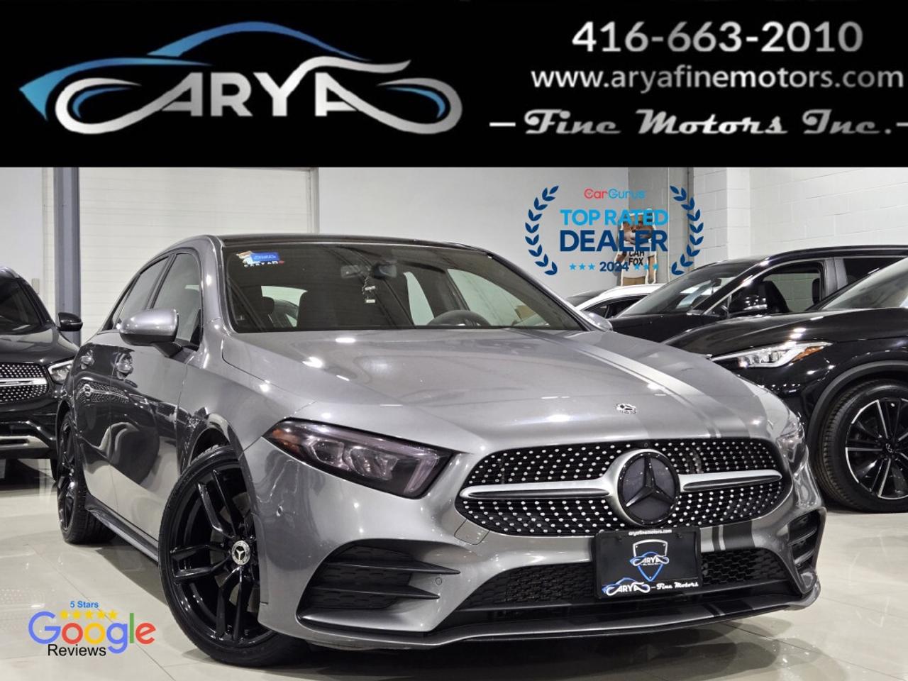 2019 Mercedes-Benz A-Class A250 AMG SPORT PKG 4MATIC 19 Black Alloy Wheels wi Photo0