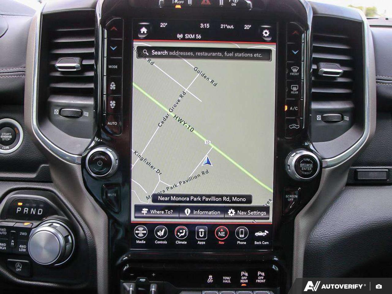 2021 RAM 1500 LaramieONE-OWNER, LEVEL 2 GROUP, HTD + CLD SEATS, 12 SCREEN W/ NAV Photo
