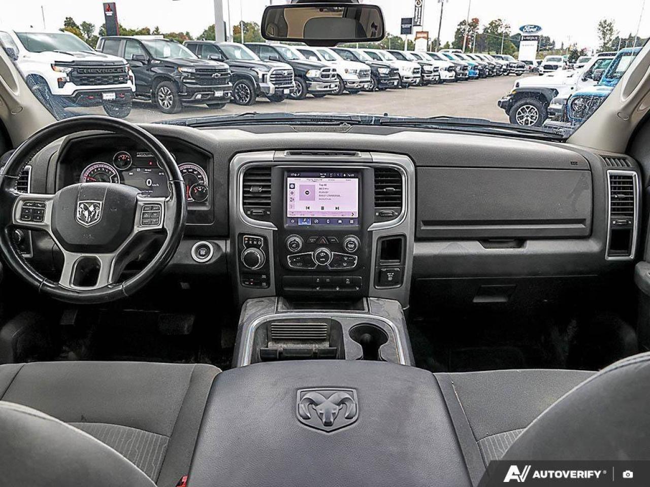 2022 RAM 1500 Classic SLTSLT BLACK, CREW, 4X4, HEMI, HEATED CLOTH, 1-OWN Photo