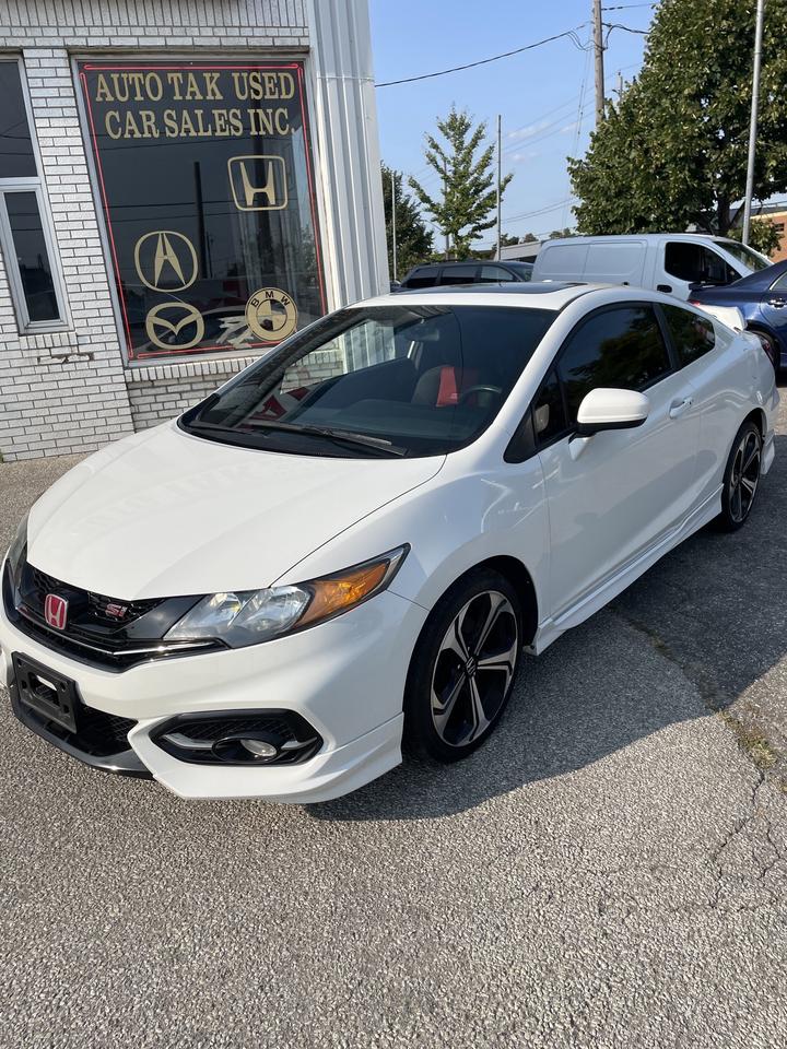 2014 Honda Civic Coupe 2dr 6 SPEED MANUAL SI NAVI BACKUP CAMERA SUNROOF Photo0