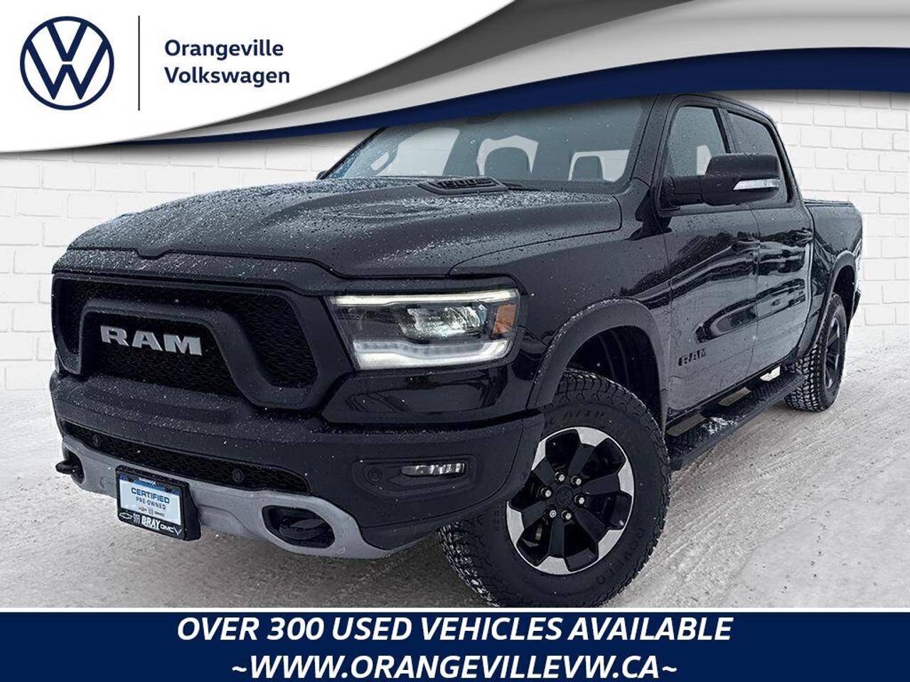 2019 RAM 1500 Rebel   SPRAY IN BEDLINER. TONNEAU COVER. RUNNING Photo0