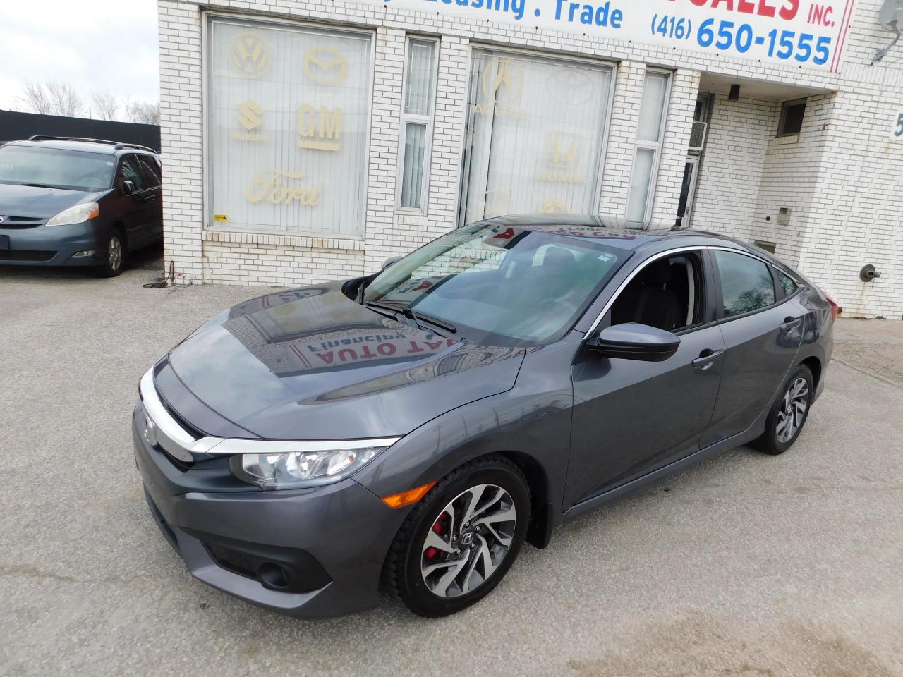 2017 Honda Civic Sedan EX sunroof alloys backup camera push start button Photo