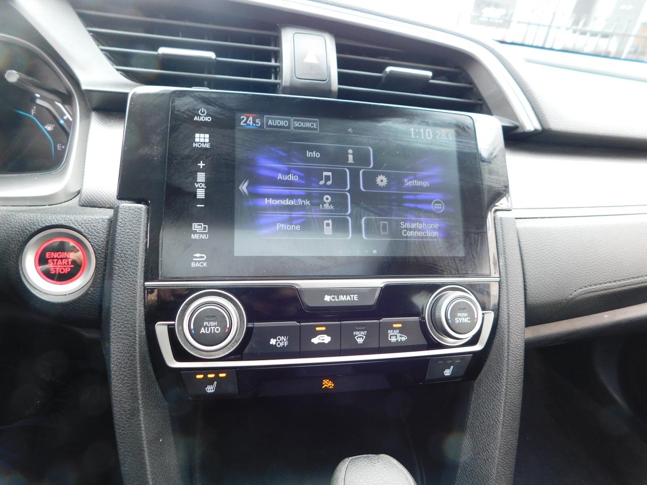 2017 Honda Civic Sedan EX sunroof alloys backup camera push start button Photo