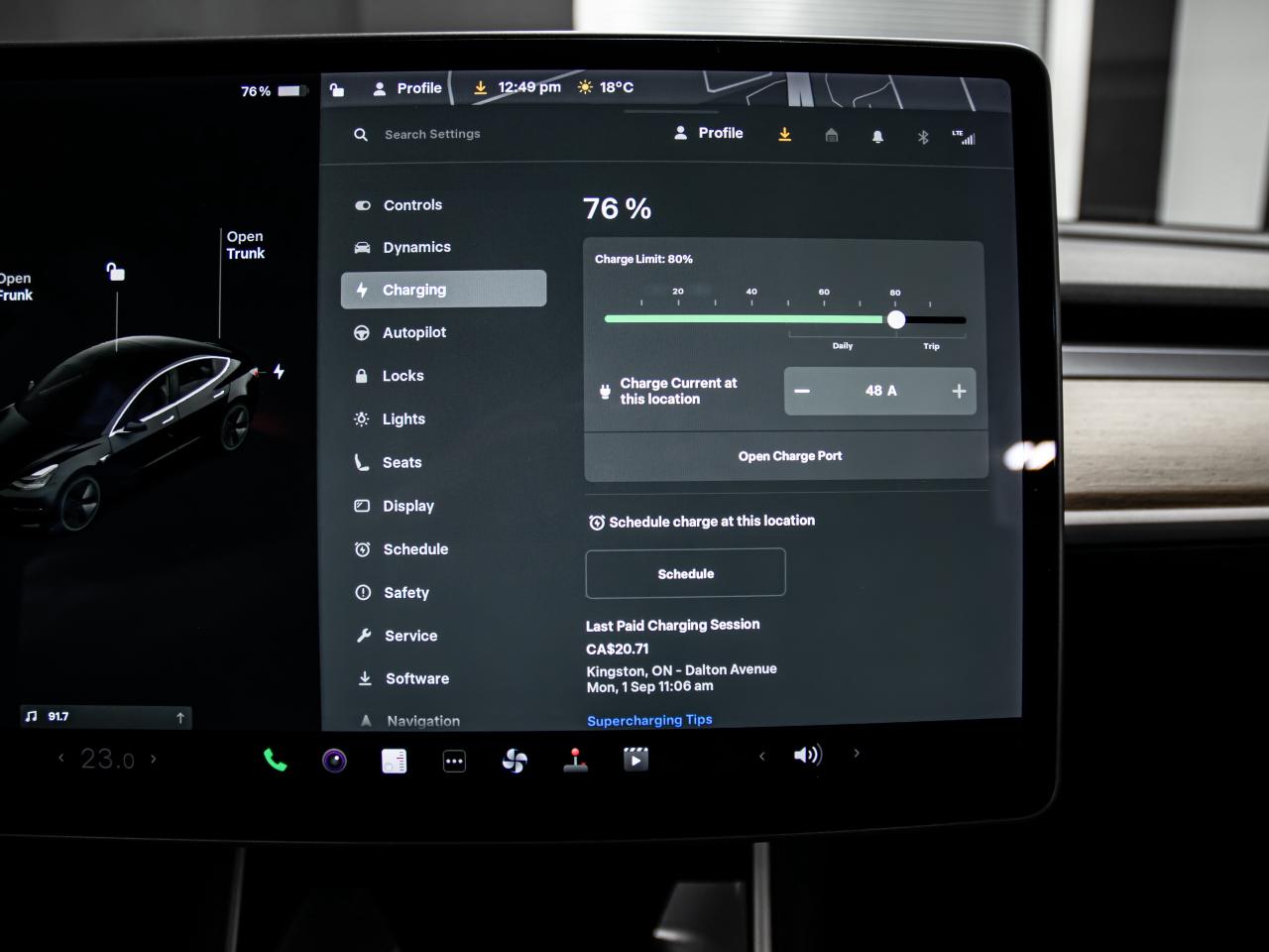 2019 Tesla Model 3 LONG RANGE AWD BLIND SPOTS NAVI REAR CAMERA Photo