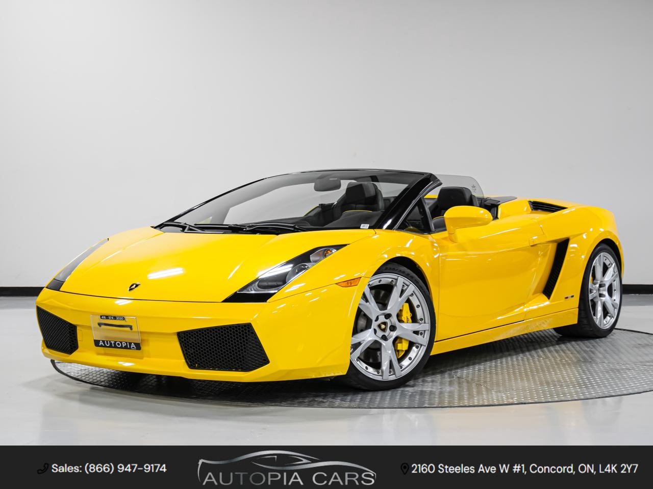 2006 Lamborghini Gallardo SE Low KM   V10 Convertible    AWD   Excellent Photo
