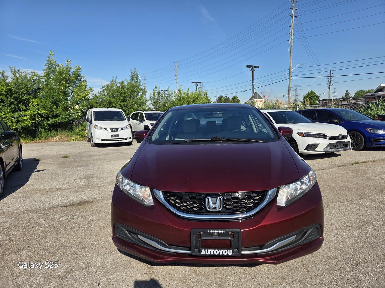 2015 Honda Civic EX ROOF ALLOYS REAR VIEW CAMERA $ 12,888.00 Photo