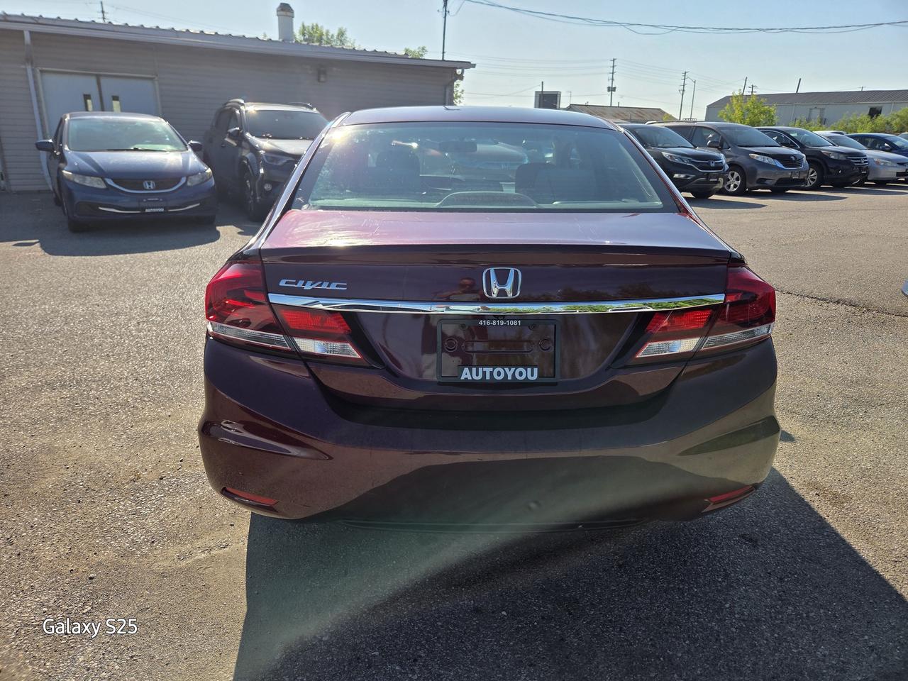 2015 Honda Civic EX ROOF ALLOYS REAR VIEW CAMERA $ 12,888.00 Photo