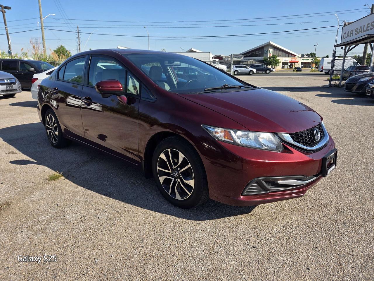 2015 Honda Civic EX ROOF ALLOYS REAR VIEW CAMERA $12,488.00 Photo0