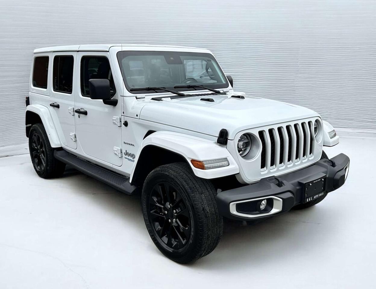 2021 Jeep Wrangler 4xe ~ Unlimited Sahara ~ 4x4 ~ WINTER TIRES Photo