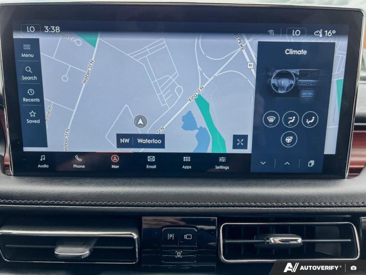 2022 Lincoln Nautilus Reserve   MOONROOF   2.7L V6   360 CAMERA MOONROOF Photo