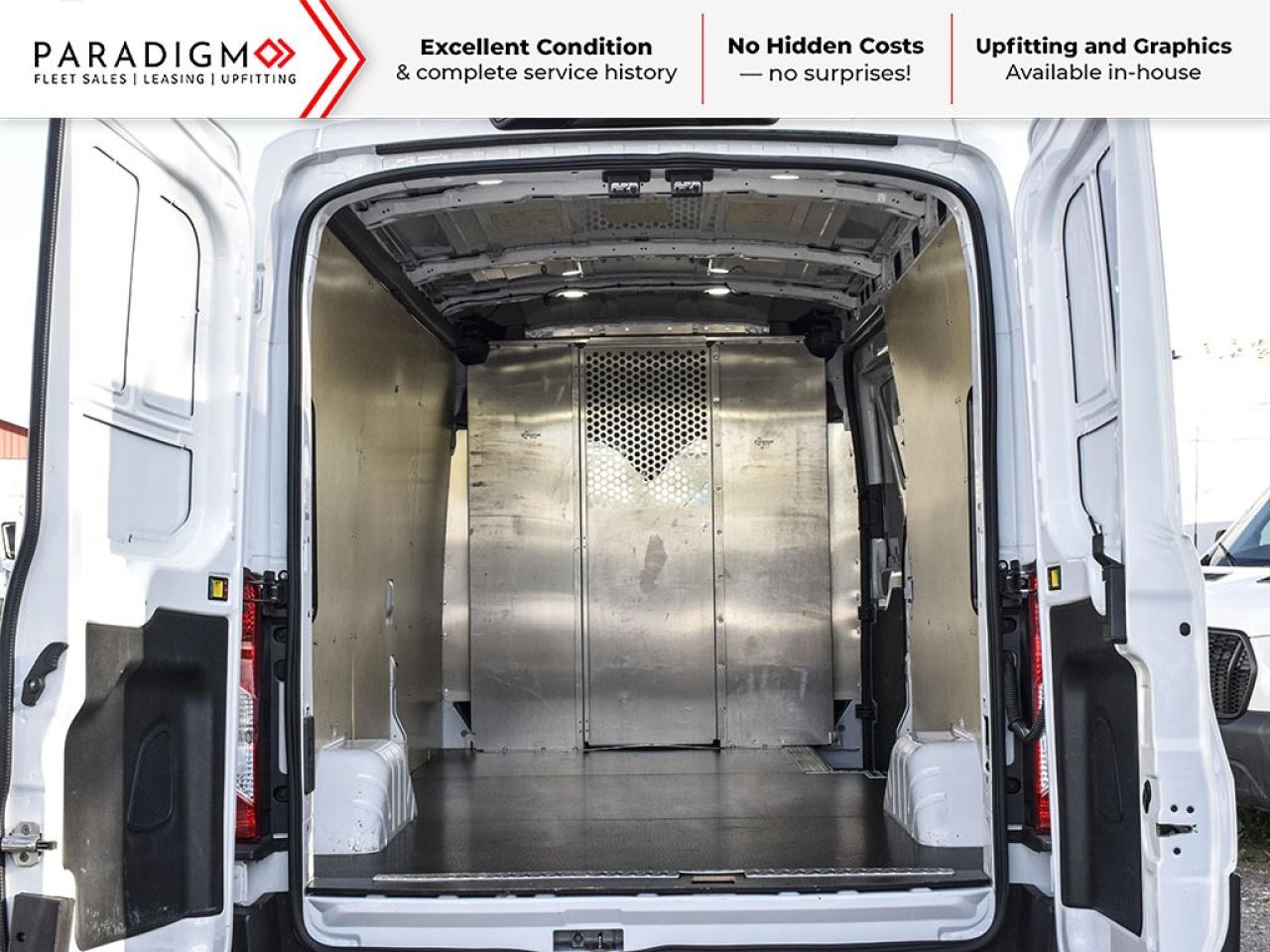 2025 Ford Transit Cargo Van AWD T- 250 Mid Roof   Shelving + Cab Divider Photo