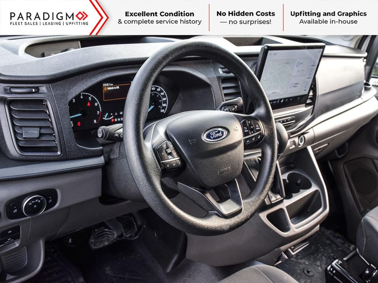 2025 Ford Transit Cargo Van AWD T- 250 Mid Roof   Shelving + Cab Divider Photo