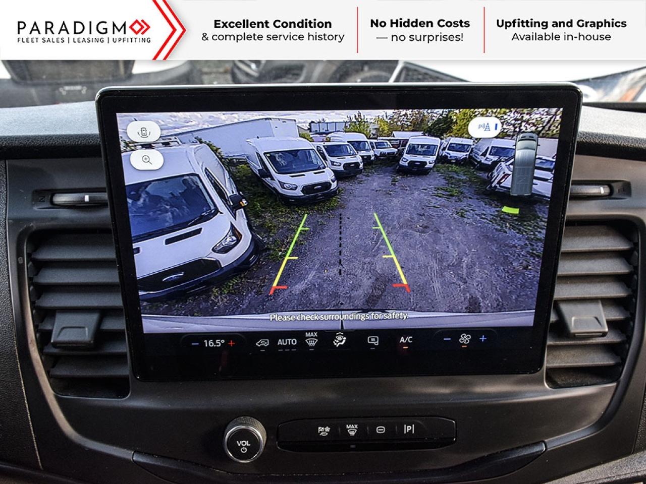 2025 Ford Transit Cargo Van AWD T- 250 Mid Roof   Shelving + Cab Divider Photo