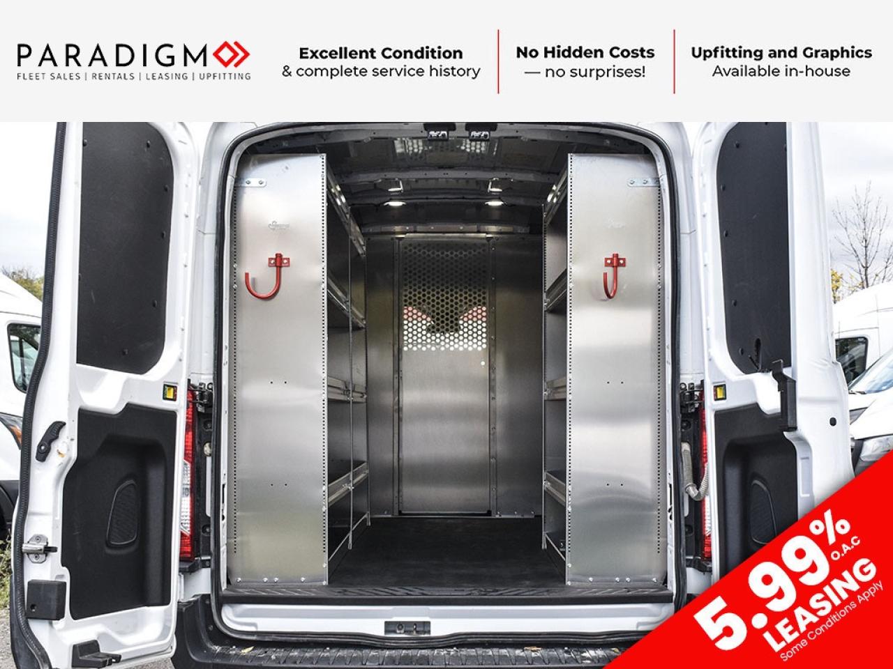 2025 Ford Transit Cargo Van AWD T- 250 Mid Roof   Shelving + Cab Divider Photo