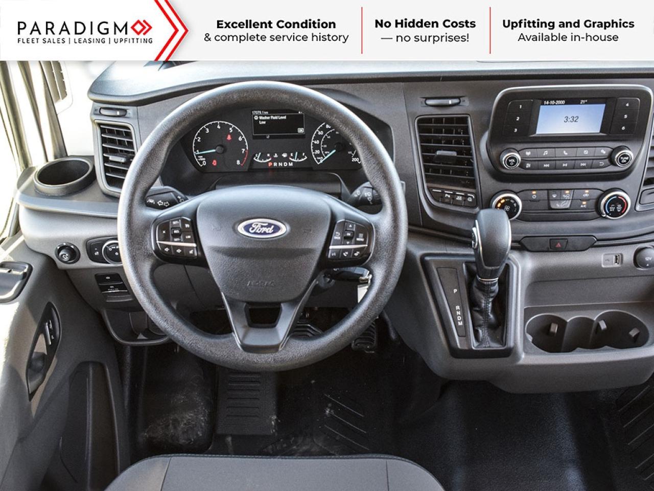 2024 Ford Transit Cargo Van T250 Mid Roof SHELVING & CAB DIVIDER WORK READY!! Photo